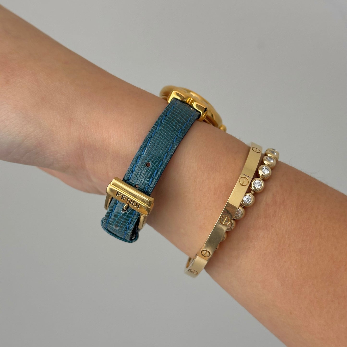 Fendi Interchangeable Leather 4 Band Watch