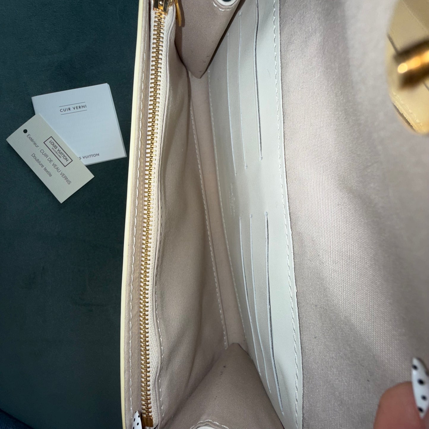 Louis Vuitton Yellow Vernis Sunset Boulevard Shoulder Bag