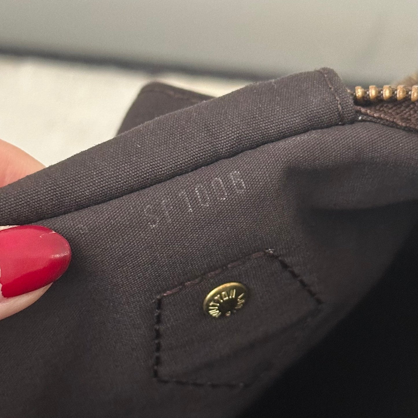 Louis Vuitton Mini Lin Brown Monogram Speedy 30
