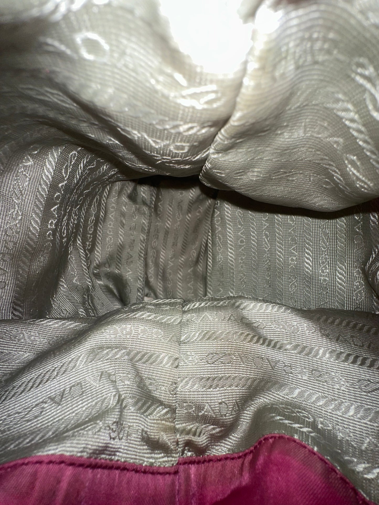 Prada Pink & Orange Cargo Bucket Bag