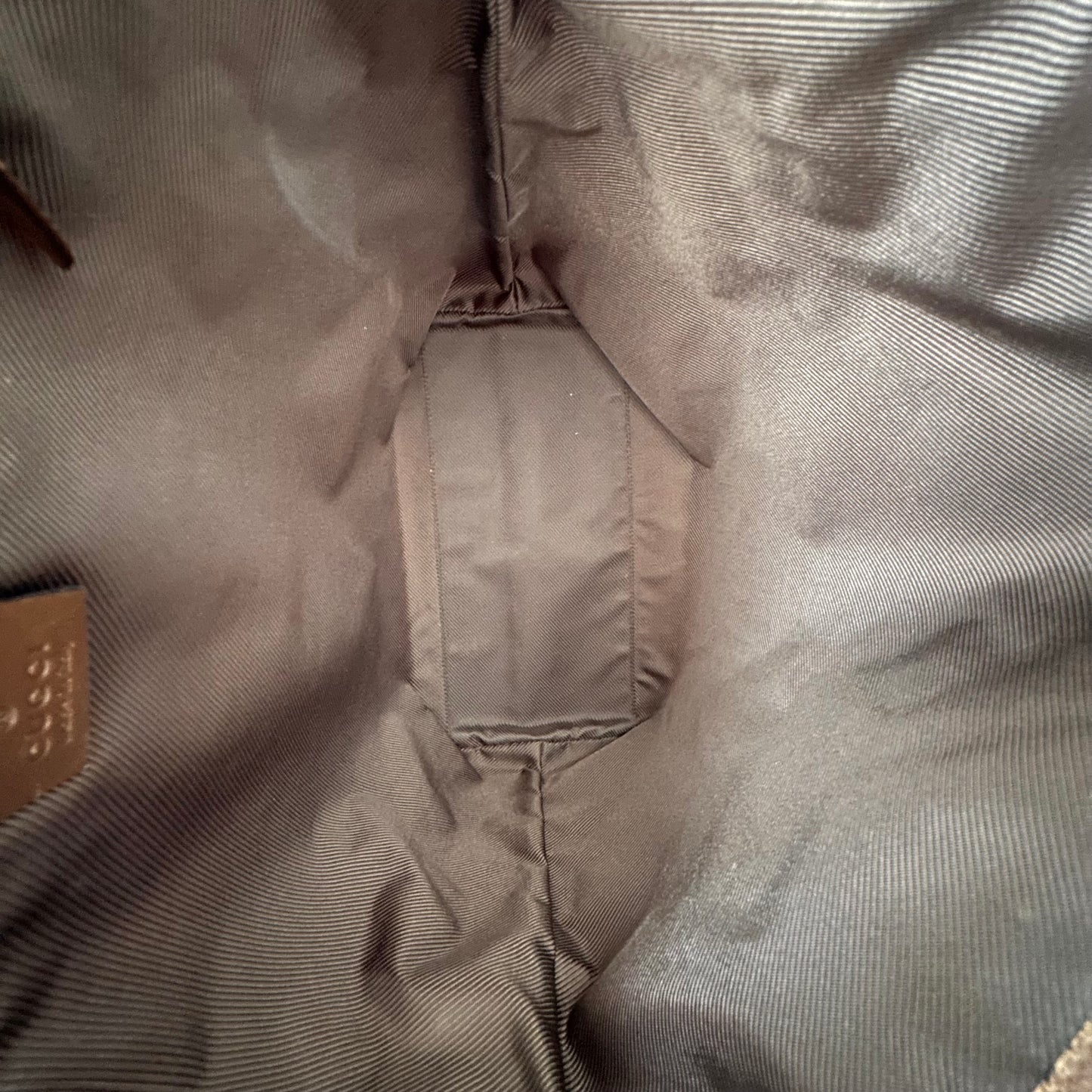 Gucci Brown Monogram Bucket Bag