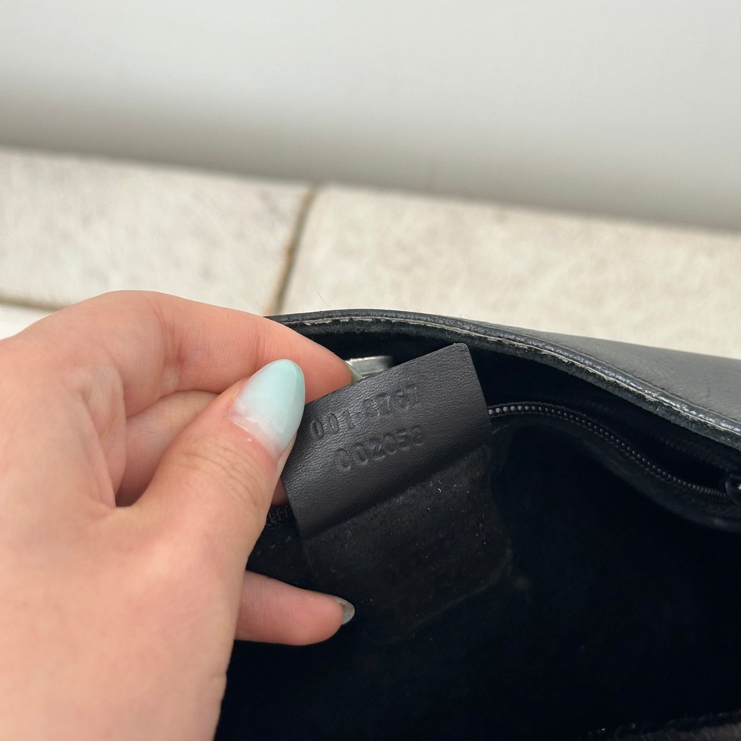 Gucci Black Leather Classic Shoulder Bag