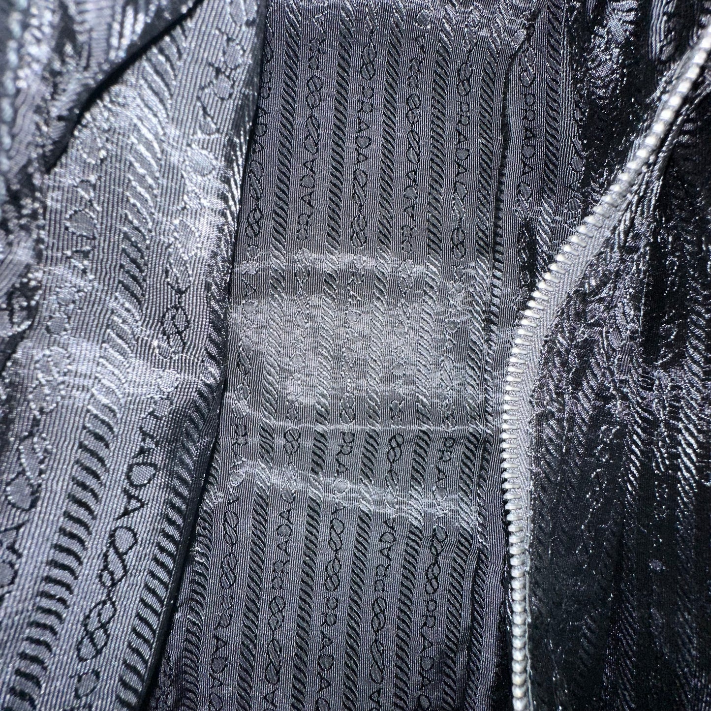 Prada Black Silver Moon Bag