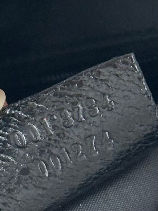 Gucci Black Nylon Jackie Flap Bag