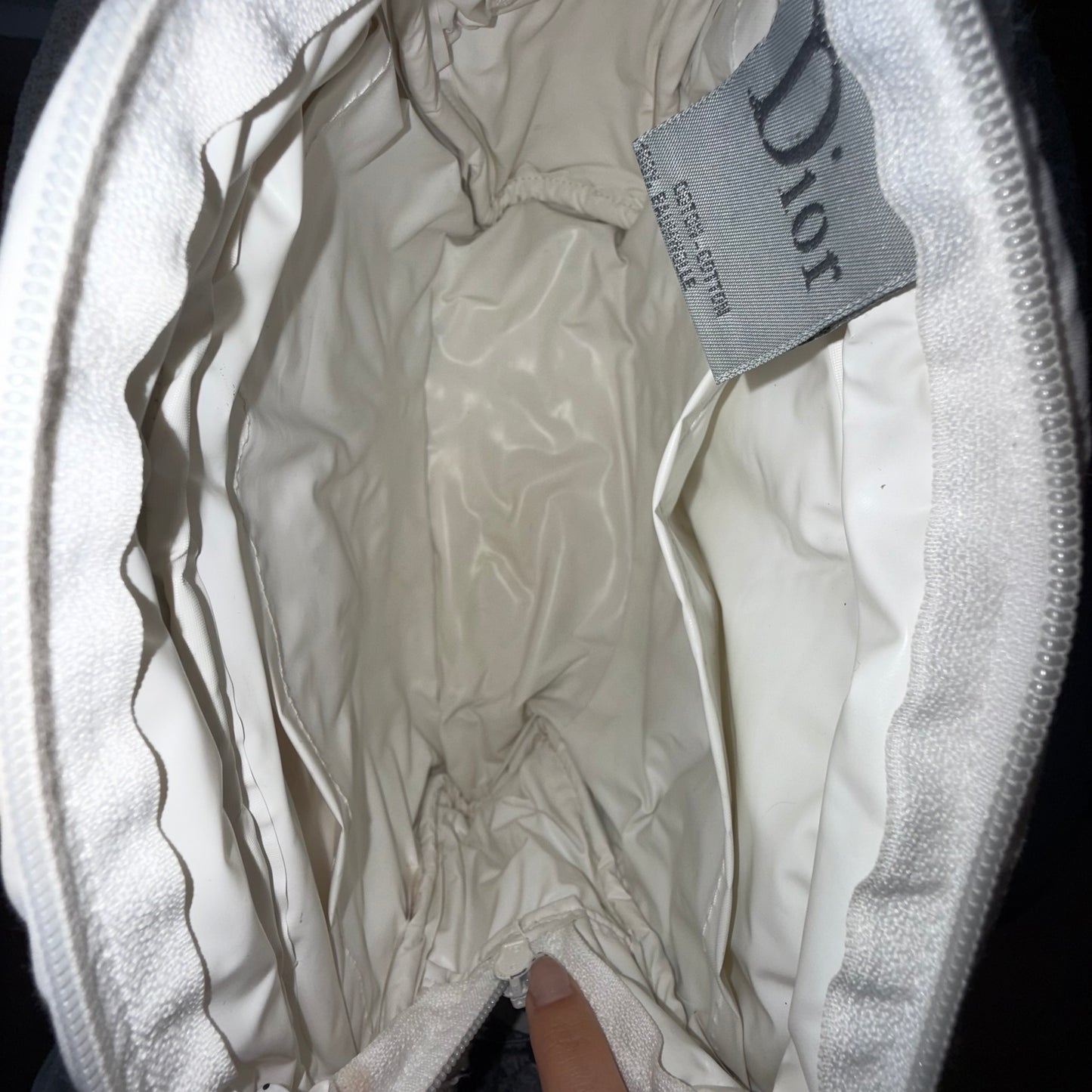 J'Adore Dior Pink Terry Cloth Top Handle Bag