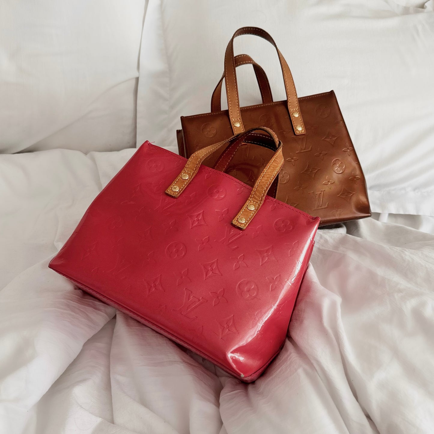 Louis Vuitton Vernis Brown Reade Monogram Bag