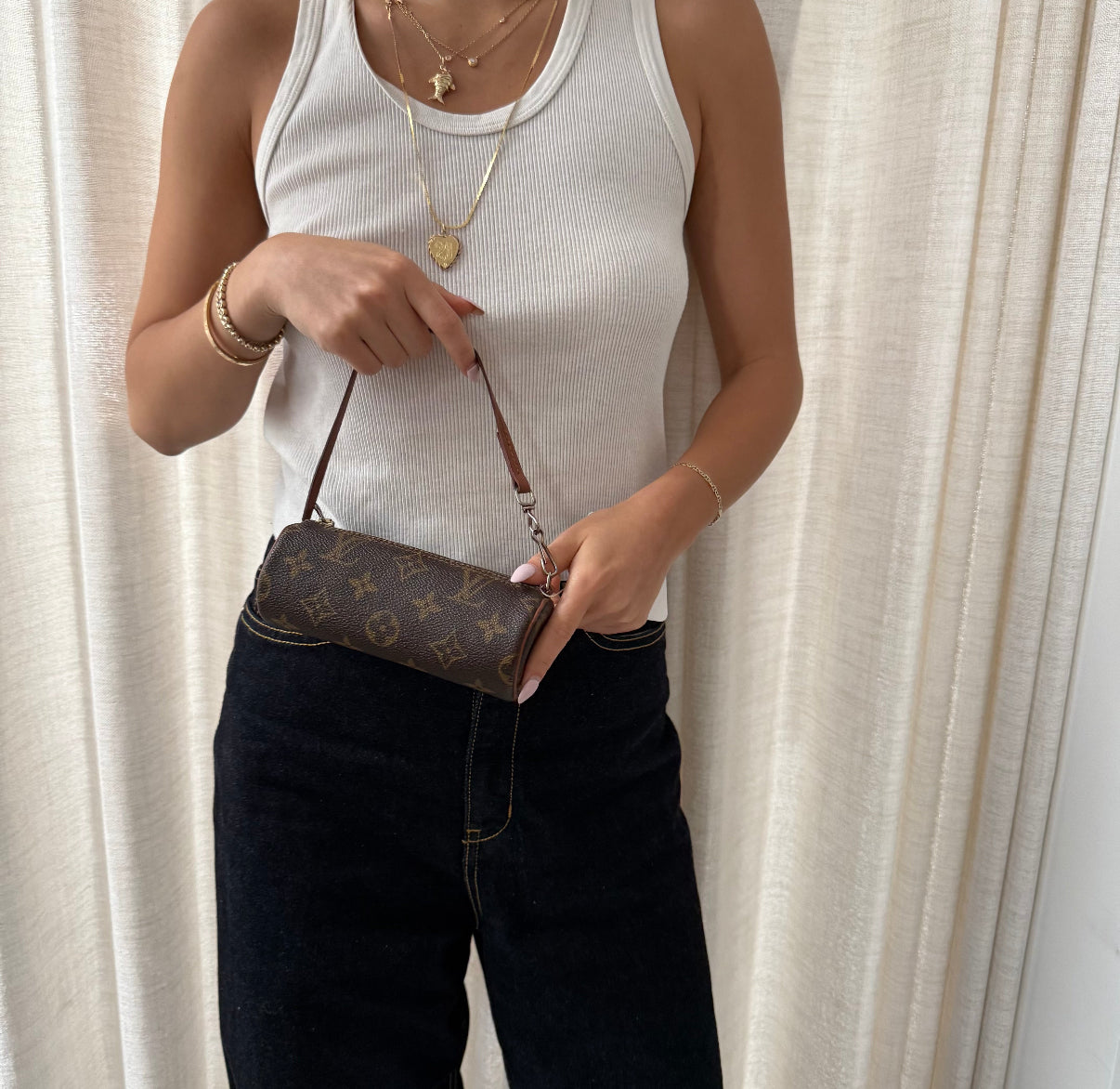 Louis Vuitton Brown Monogram Mini Papillon Bag