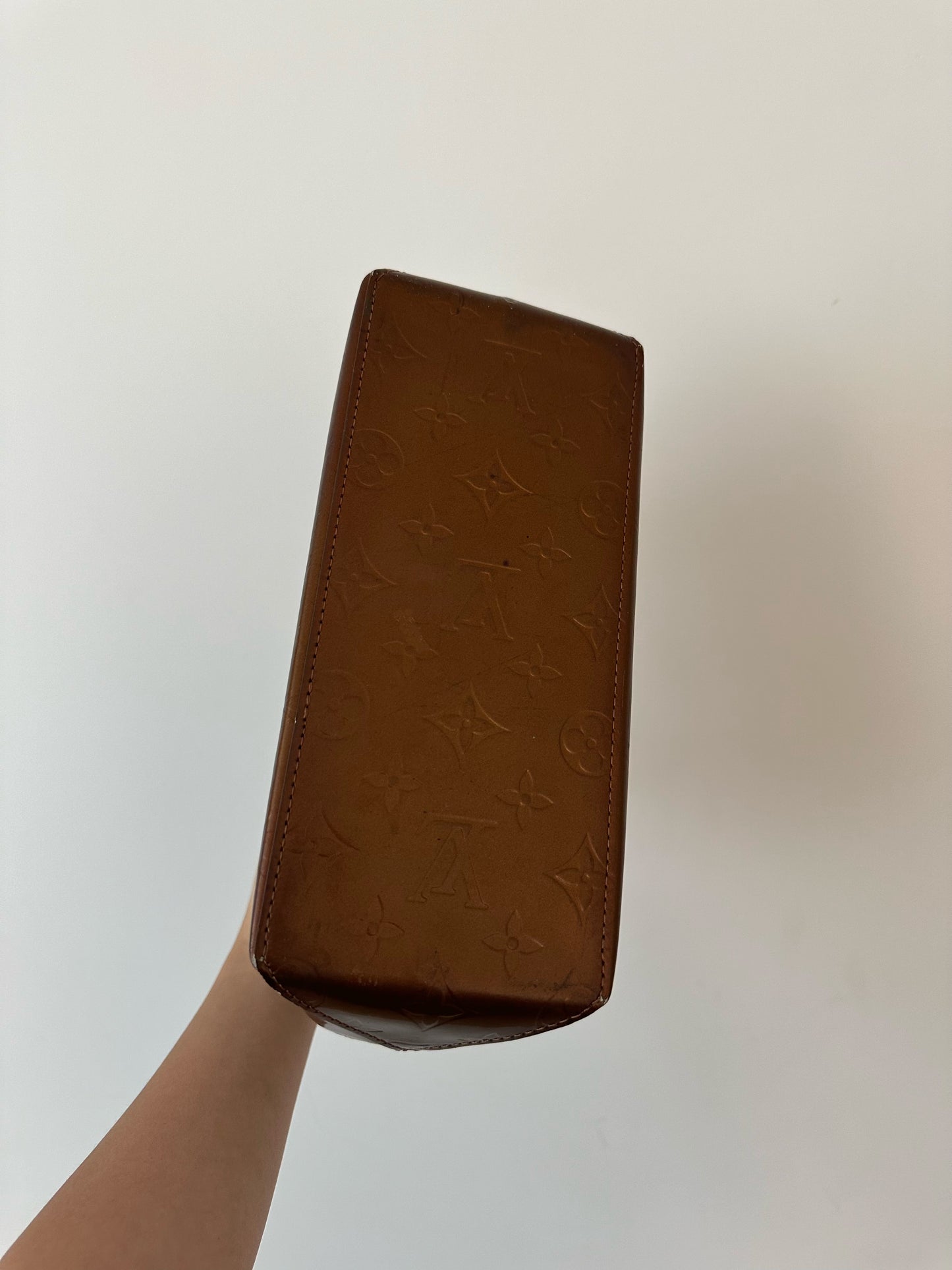 Louis Vuitton Vernis Brown Reade Monogram Bag