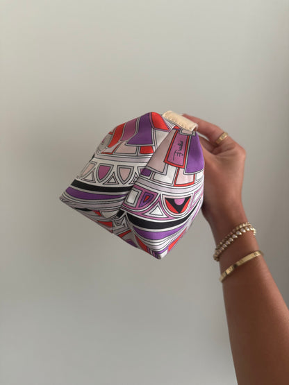 RARE Emilio Pucci Micro Mini Multicolor Print Bag
