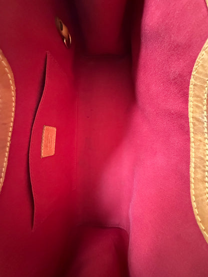 Louis Vuitton Red Vernis Roxbury Drive Bag w/ Strap