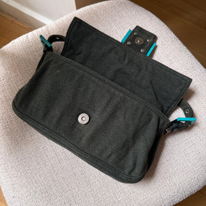 Fendi Turquoise Hardware Jersey Baguette