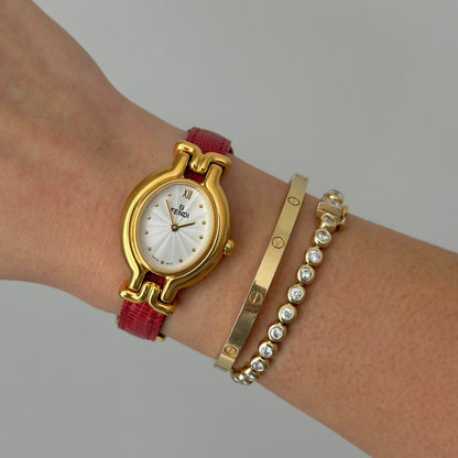Fendi Interchangeable Leather 4 Band Watch