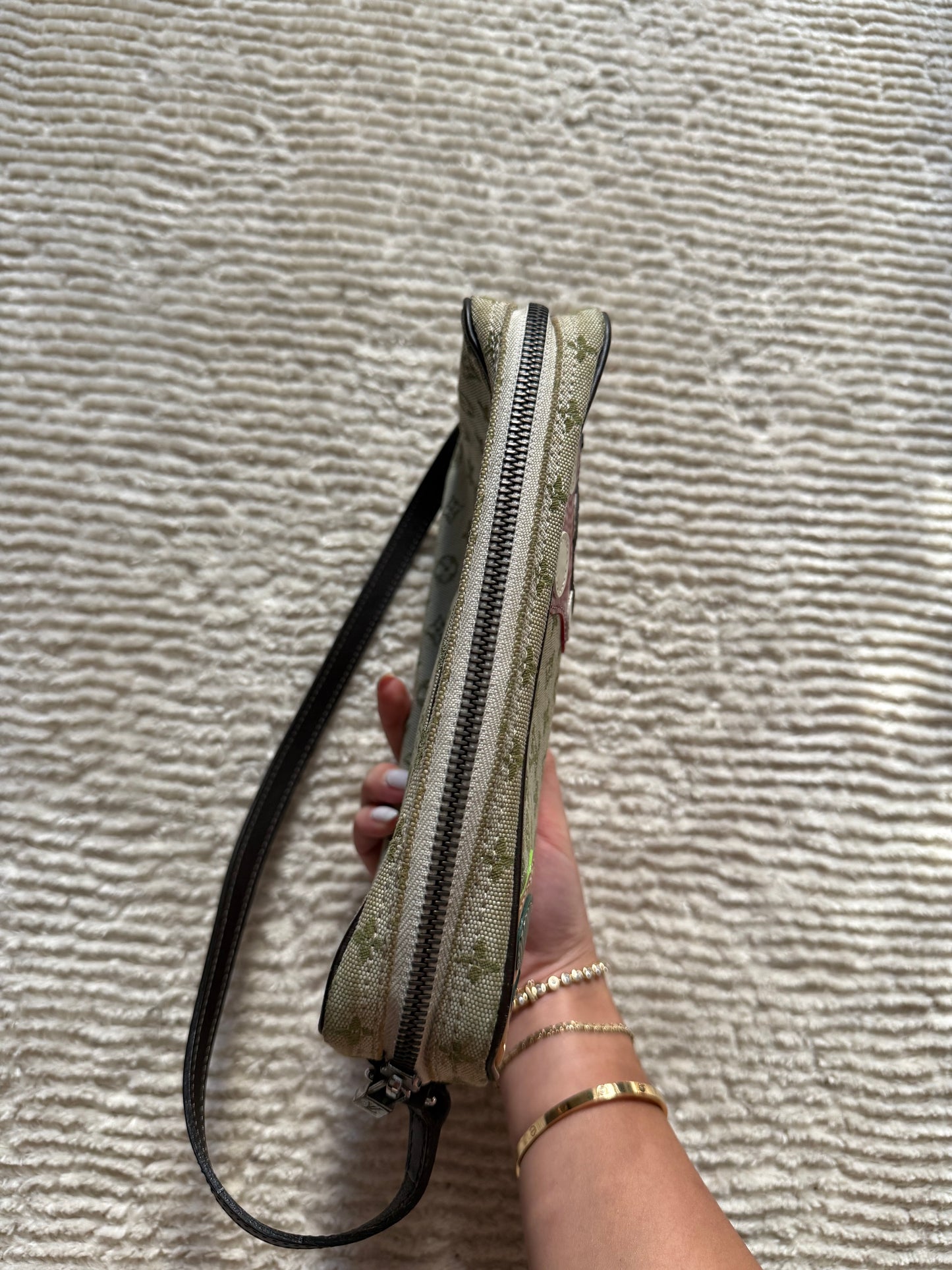 RARE Louis Vuitton Mini Lin Monogram Conte de Fees Pochette