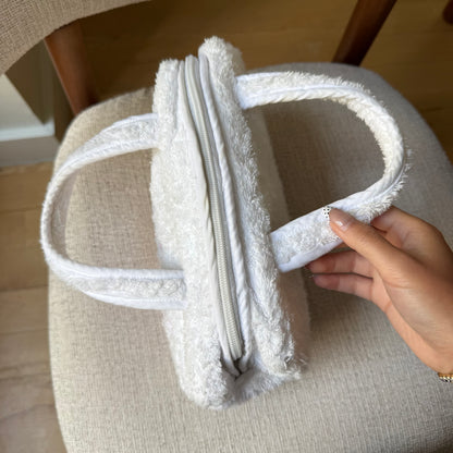 J'Adore Dior Pink Terry Cloth Top Handle Bag
