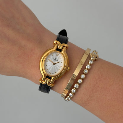 Fendi Interchangeable Leather 4 Band Watch