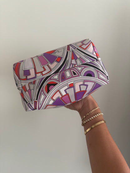RARE Emilio Pucci Micro Mini Multicolor Print Bag
