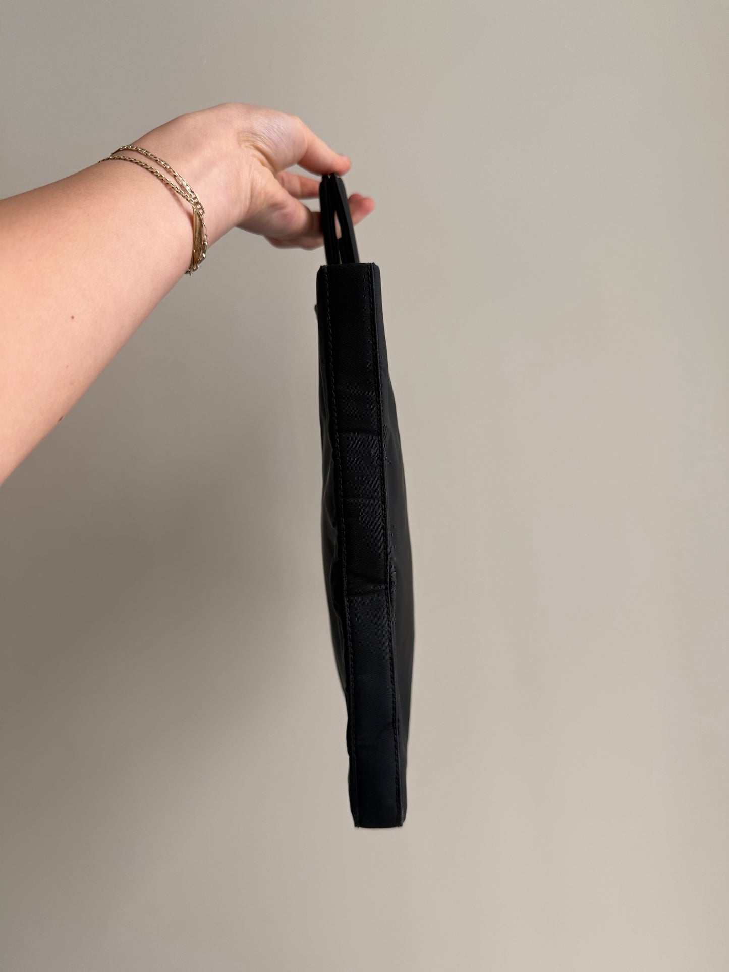 Prada Black Nylon 2-Way Convertible Bag