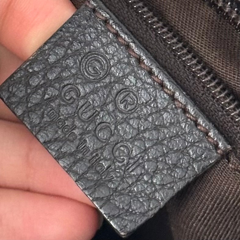 Gucci Brown Monogram Shoulder Bag w/ Dustbag