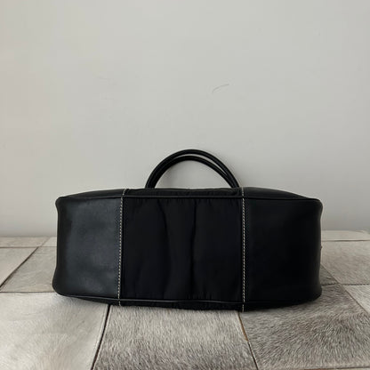 Prada Black Silver Moon Bag