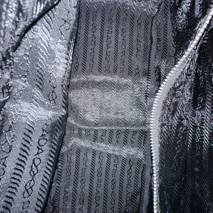 Prada Black Silver Moon Bag