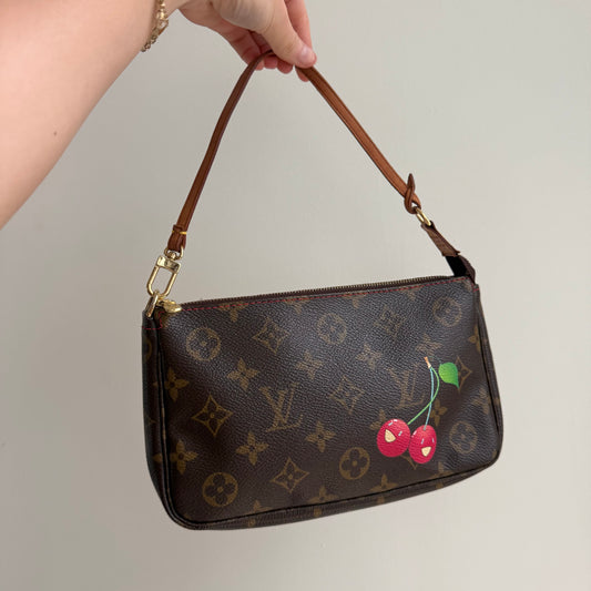 Louis Vuitton Murakami Cherry Pochette Shoulder Bag