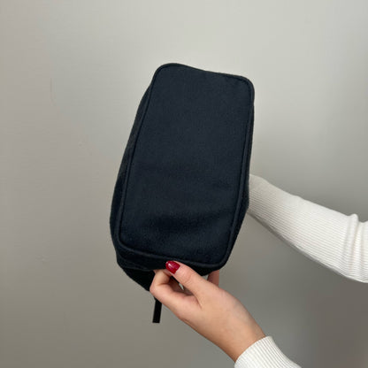 Fendi Wool Black Shoulder Bag
