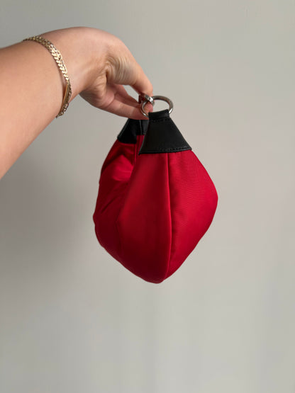 RARE Prada Tessuto Fruits Red Nylon Mini Bag