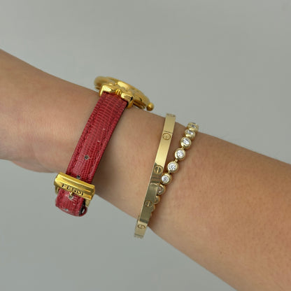 Fendi Interchangeable Leather 4 Band Watch