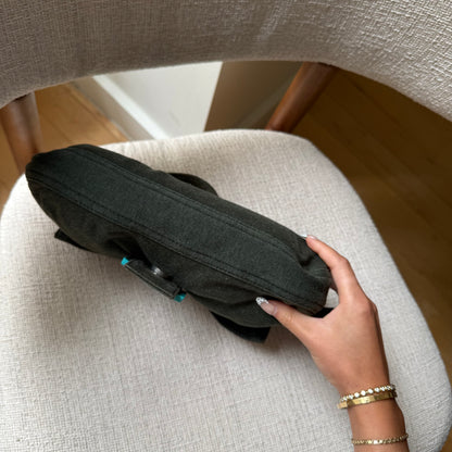 Fendi Turquoise Hardware Jersey Baguette
