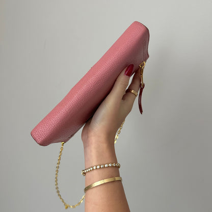 Miu Miu Love Letter Pink Wallet w/ Box