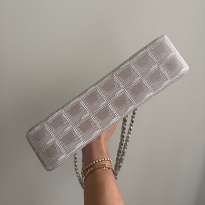 Chanel 2001 Beige Travel Line Flap Bag