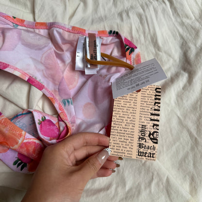 Galliano Pink & Orange Fruits Bikini