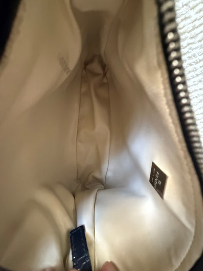Fendi Navy Zucchino Small Shoulder Bag
