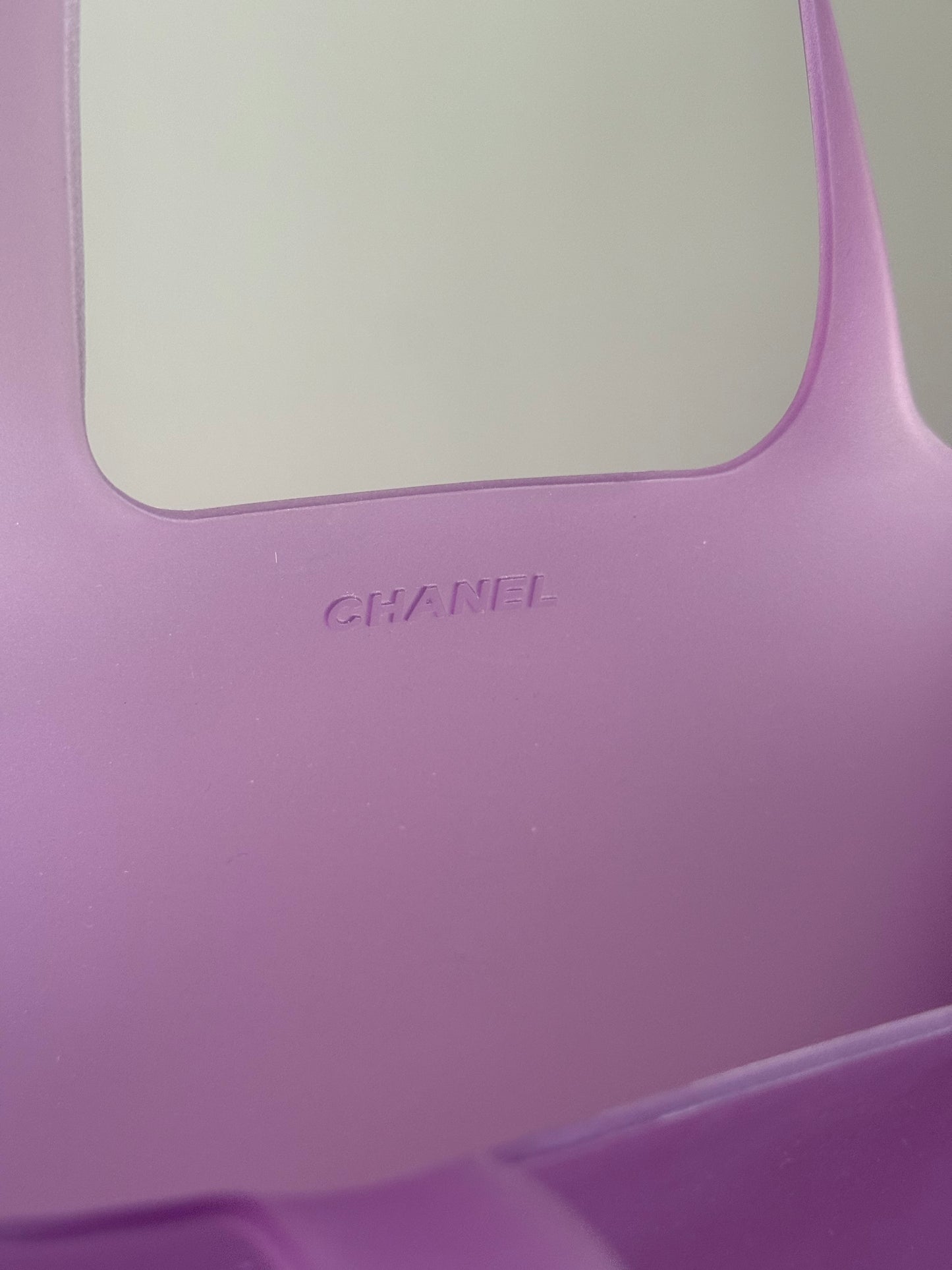 RARE Chanel Purple Jelly Shoulder Tote