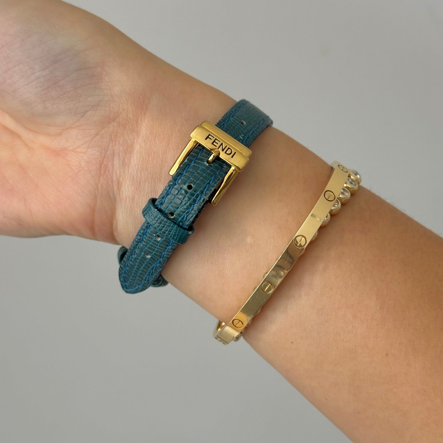 Fendi Interchangeable Leather 4 Band Watch