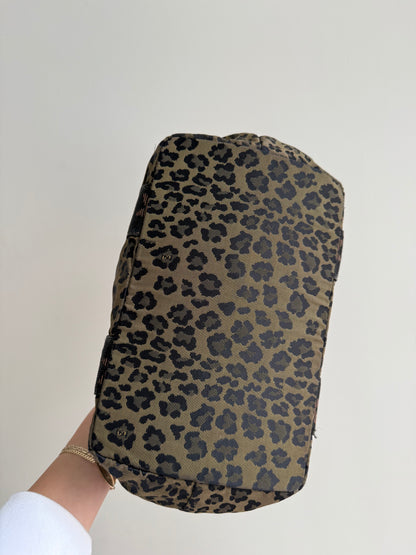 Fendi Cheetah Red Leather Top Handle Bag