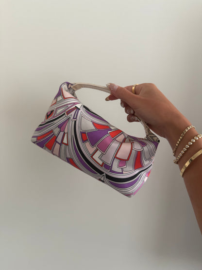 RARE Emilio Pucci Micro Mini Multicolor Print Bag