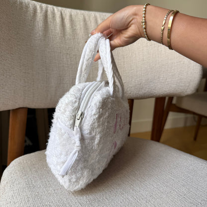 J'Adore Dior Pink Terry Cloth Top Handle Bag
