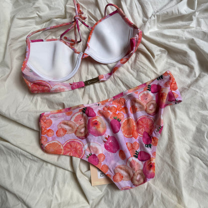 Galliano Pink & Orange Fruits Bikini